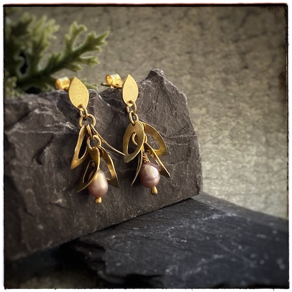 Branded shop stud earrings