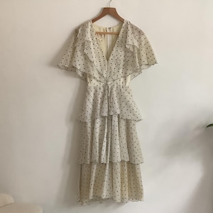 green and pink dress Pink/Green-Color Block Fluttered Sleeve Dress FINAL SALE NO EXCHANGES FOR REFUNDS SMALL