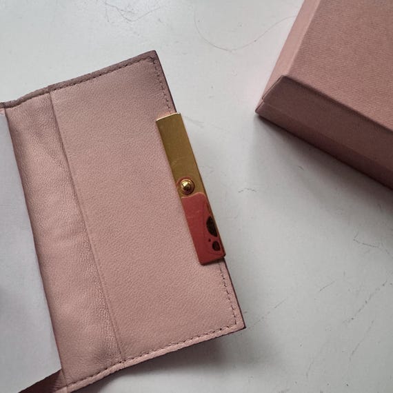 Y2K Miu Miu Snakeskin Key Ring Wallet - image 5