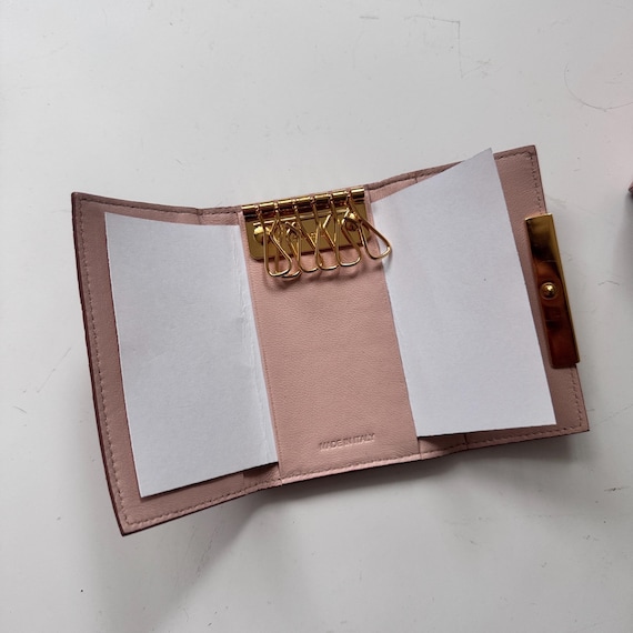 Y2K Miu Miu Snakeskin Key Ring Wallet - image 4