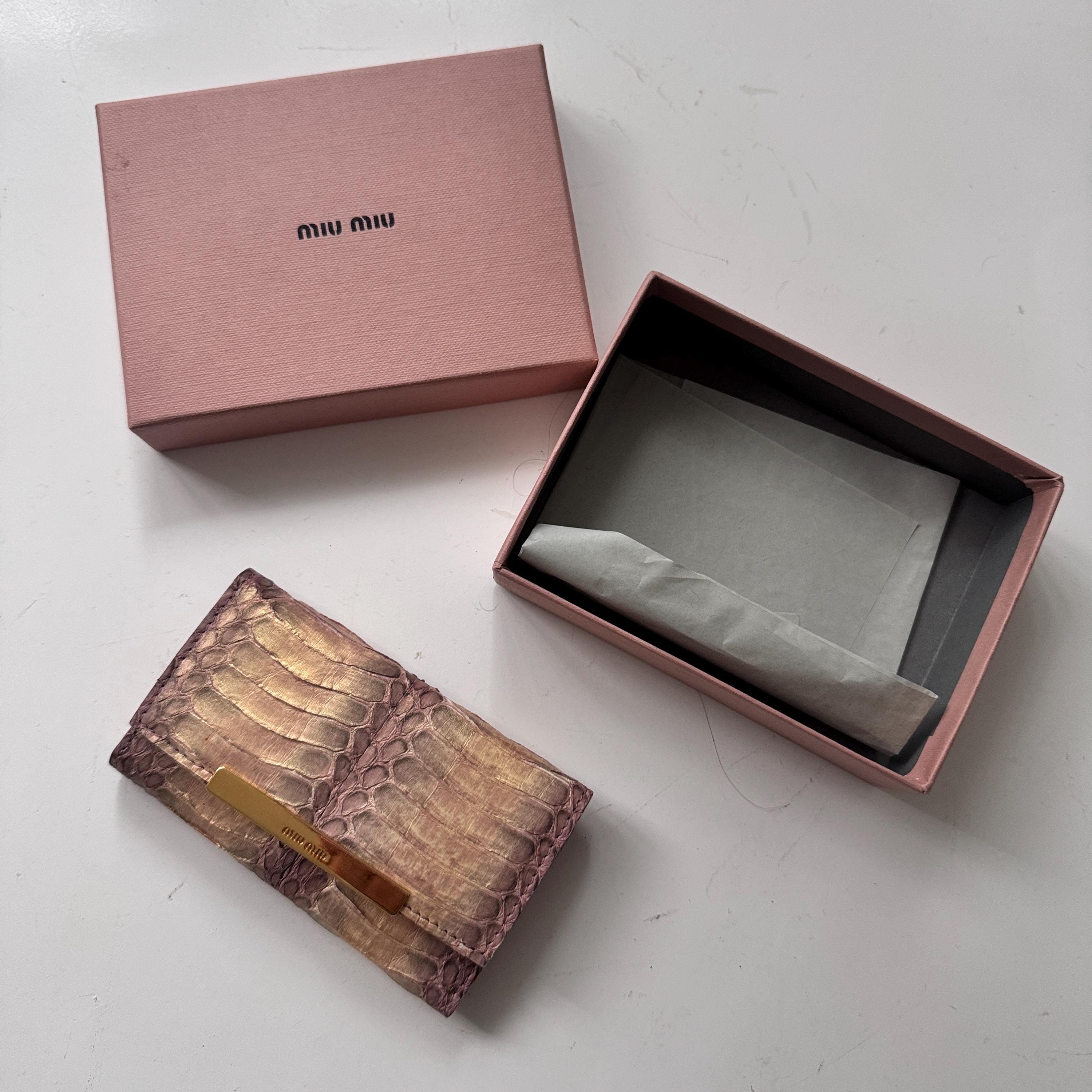 1999FW miumiu Archive Snap Wallet
