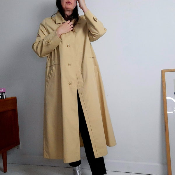 Yellow Trench Coat Etsy