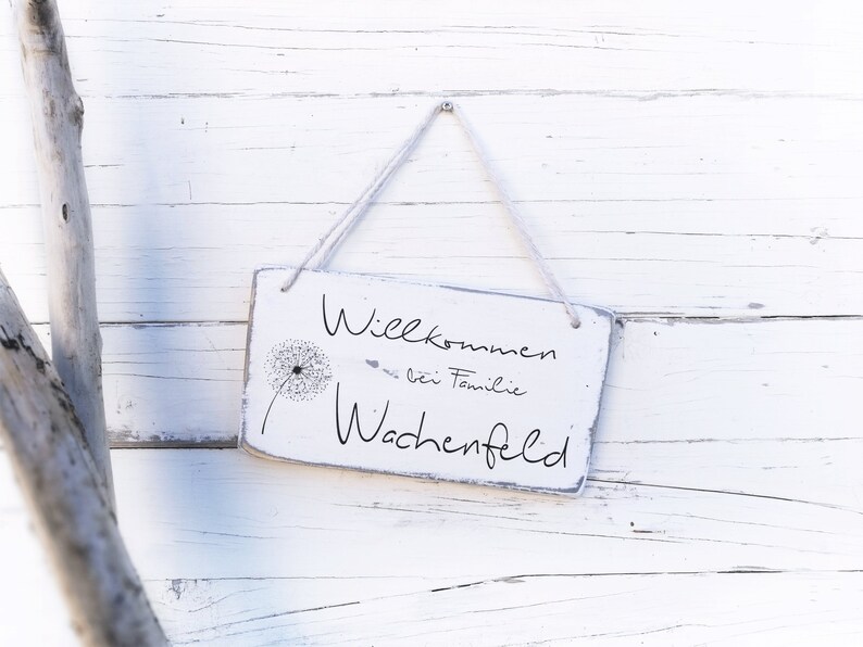 Hausturschild Turschild Namensschild Haustur Holz Holzschild Etsy