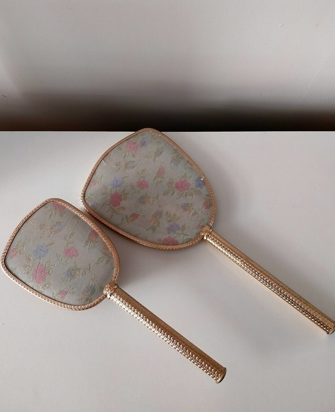 Vintage Vanity Dressing Table Set Pastle Blue and Pink Etsy