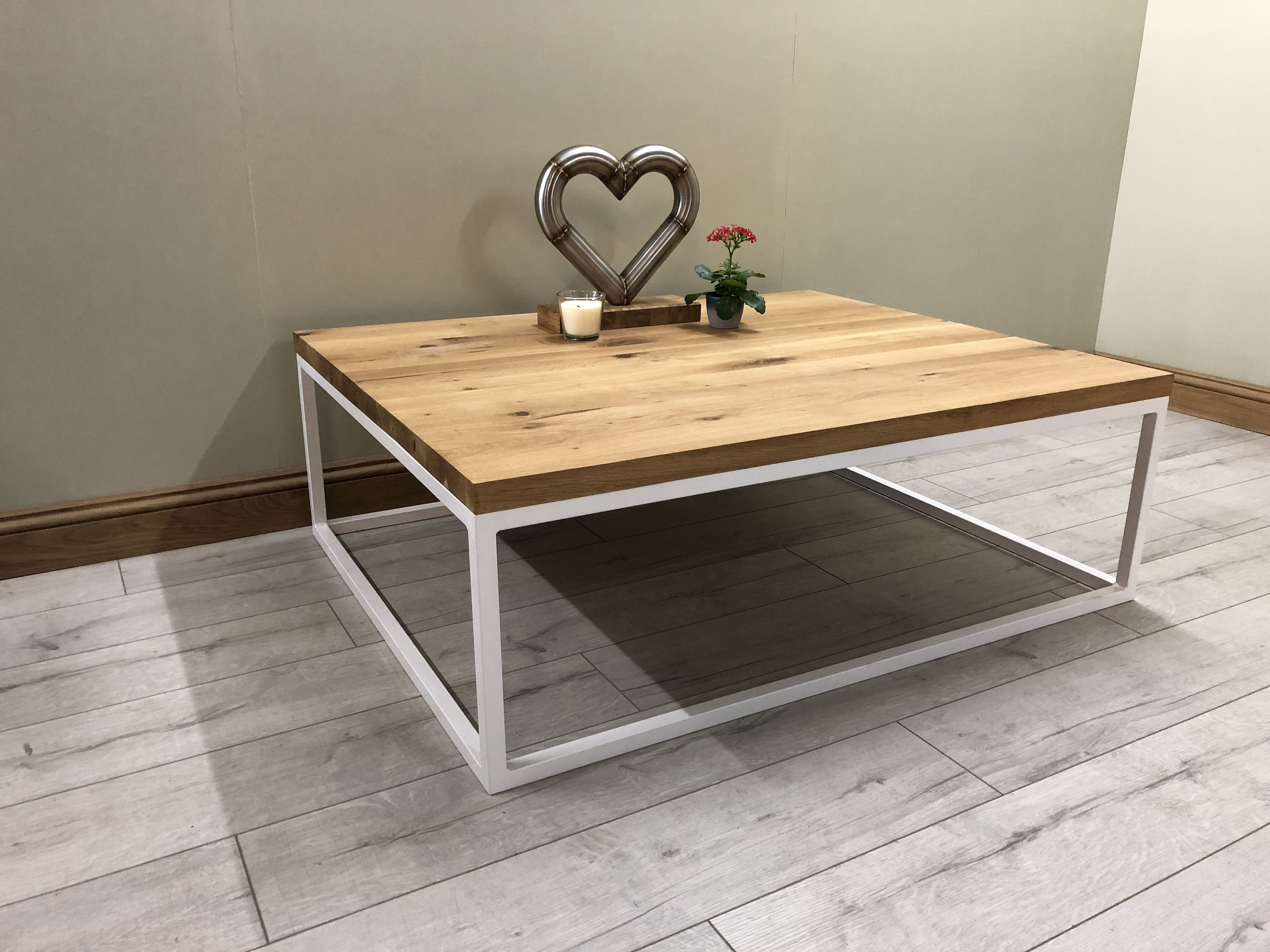 Cuboid Steel Coffee / Side Table Frame Powder Coated Finish Etsy UK