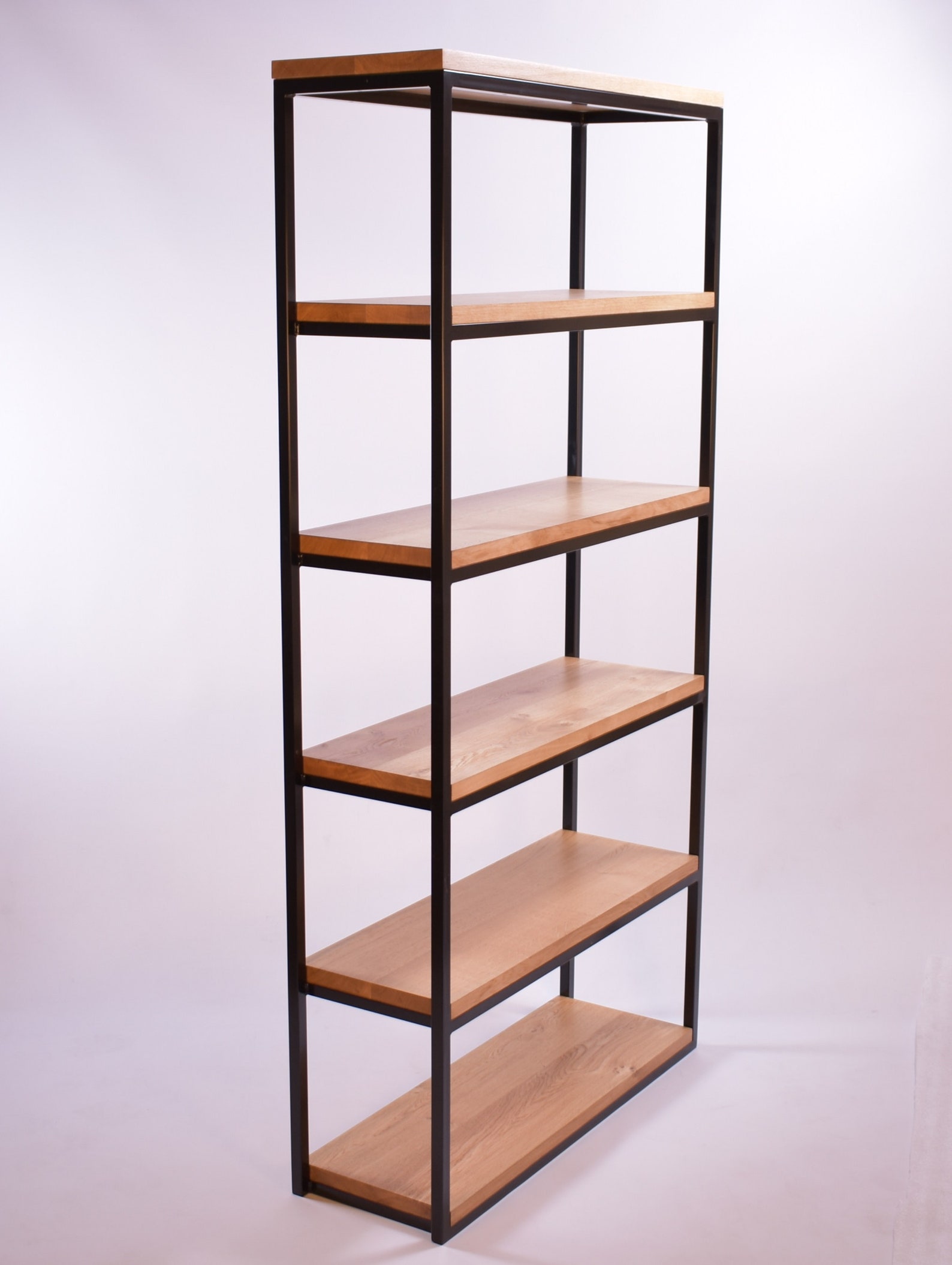 Steel and Oak Modern Industrial Shelving Unit Storage Shelves Etsy UK