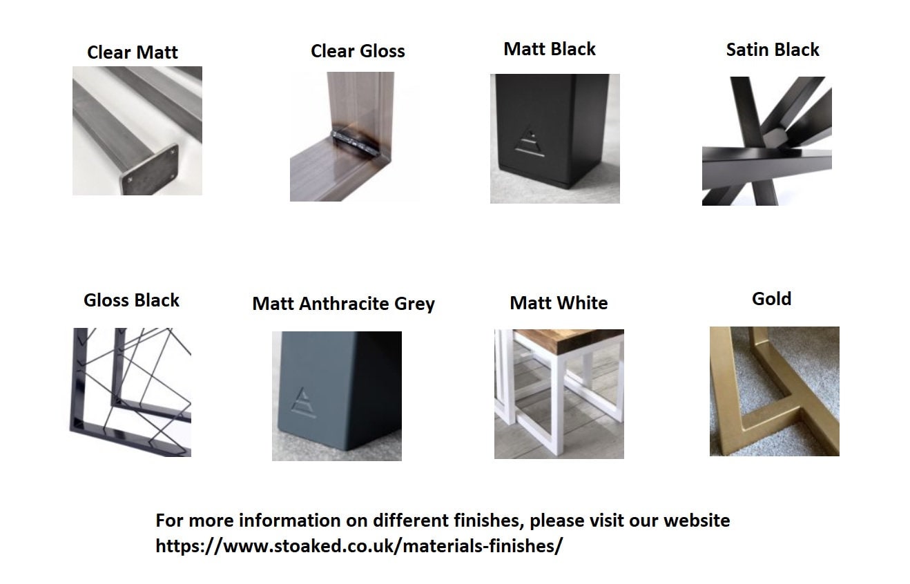 Open Cuboid Industrial Steel Coffee / Side Table Frame, Metal Powder ...