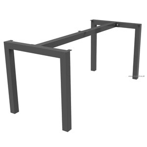 Patas de mesa o banco rectangulares con barra de apoyo para mesa de  comedor, banco o escritorio de oficina Industrial steel by STOAKED  Personalizables -  México