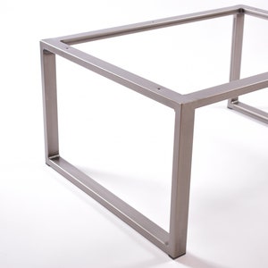 Open Cuboid Industrial Steel Coffee / Side Table Frame, Metal Powder ...