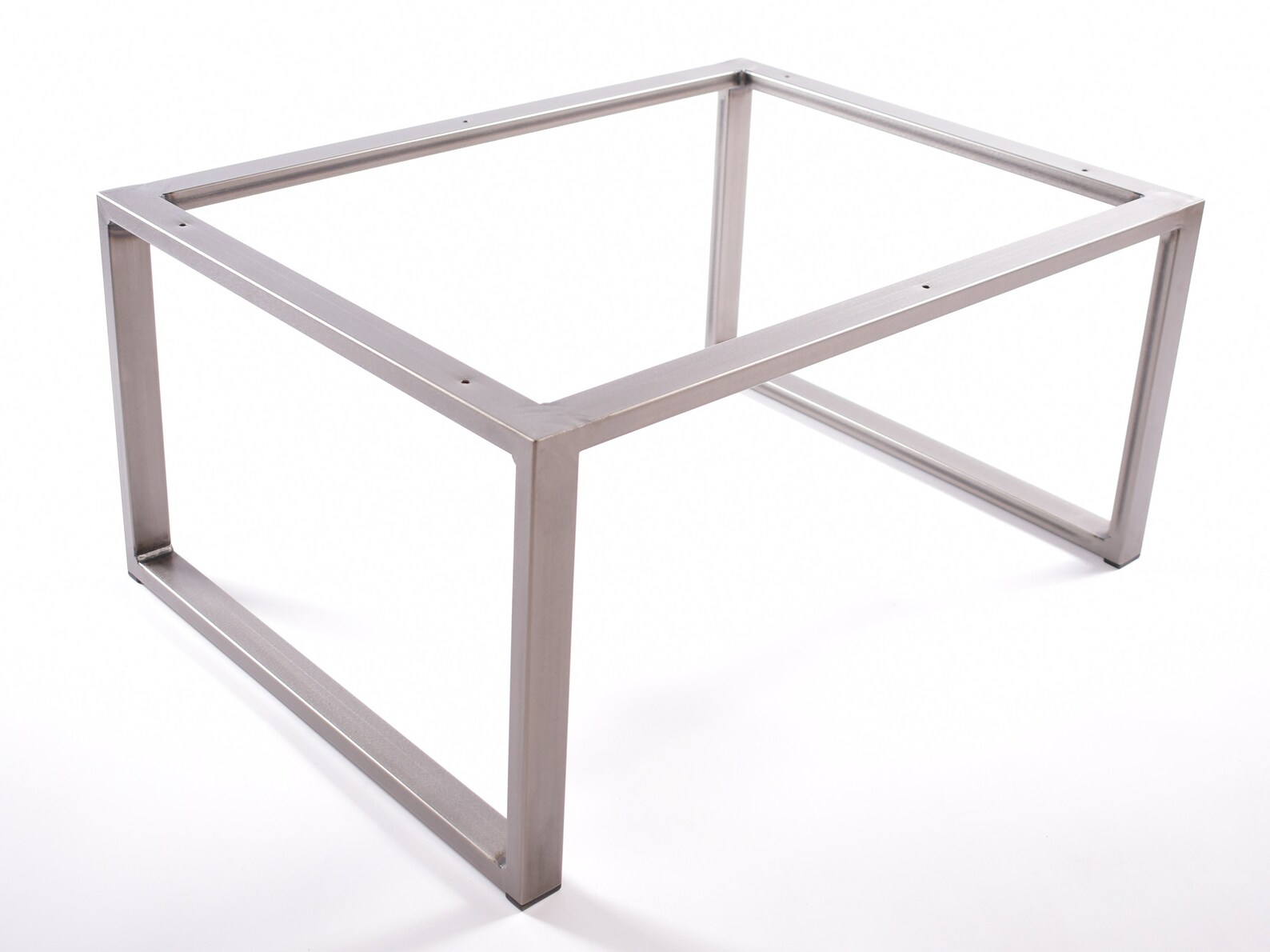Open Cuboid Industrial Steel Coffee / Side Table Frame, Metal Powder ...