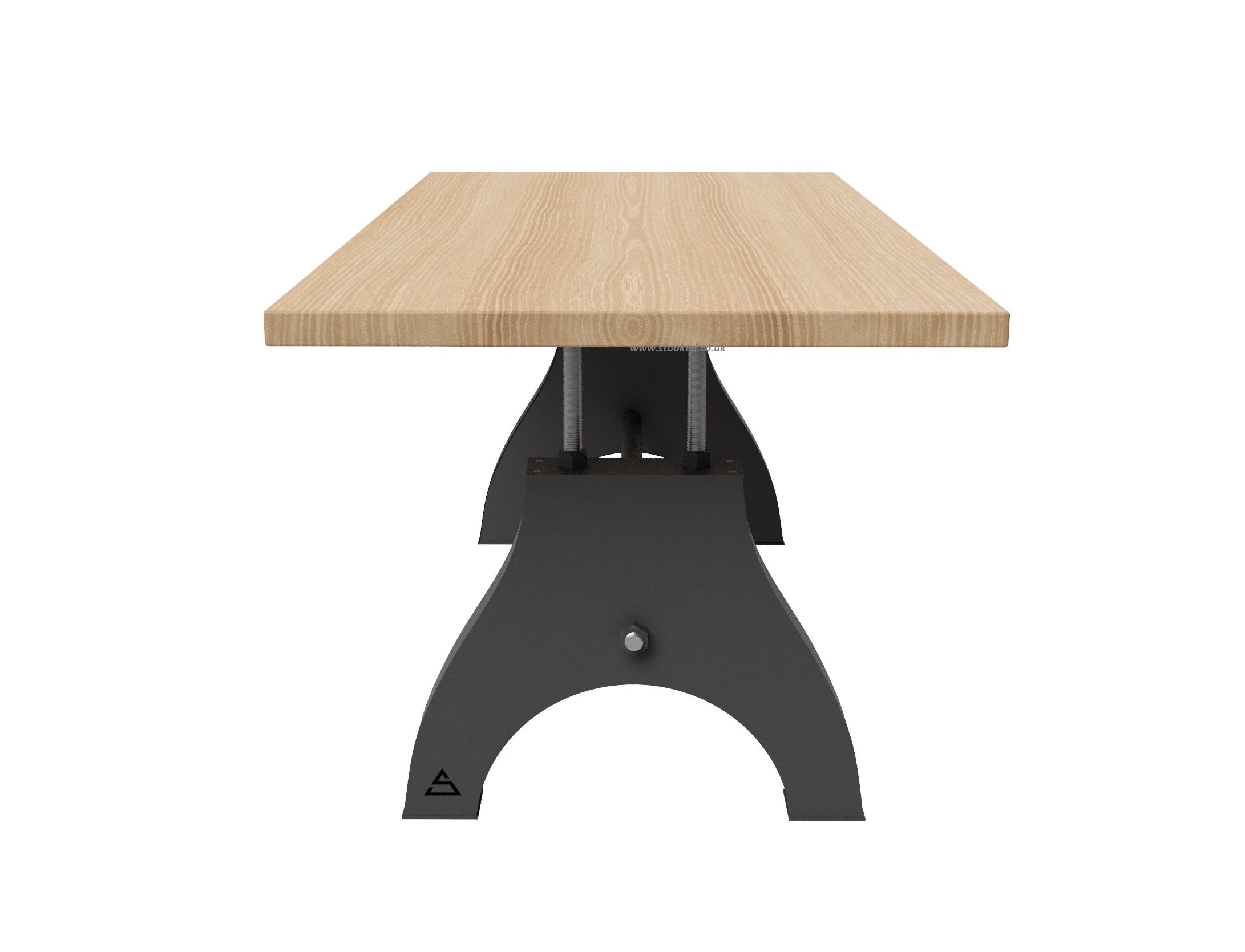 Patas de mesa Riviera con estructura de soporte superior para mesa de  comedor o escritorio de oficina Acero industrial de STOAKED -  México