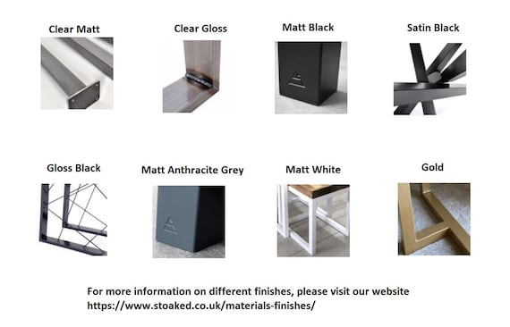 Powder coated steel sale legs
