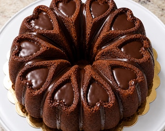Rich Chocolate Bundt Cake with Ganache Glaze | Fresh Baked Dessert Gift