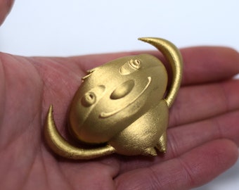 Golden Sloth Figure