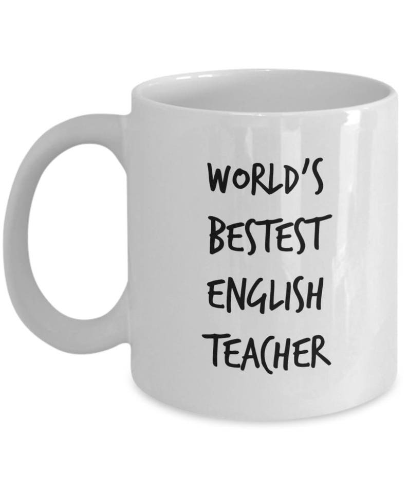 Funny English Teacher Mugs English Teacher Gifts Funny Etsy
