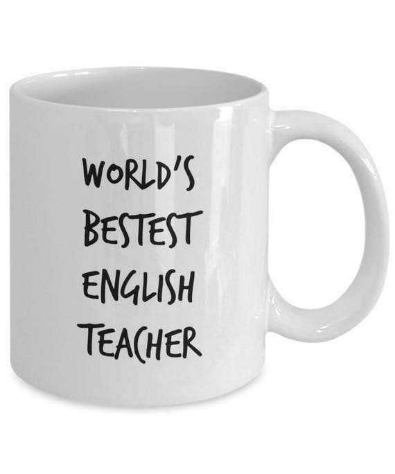 Funny English Teacher Mugs English Teacher Gifts Funny Etsy