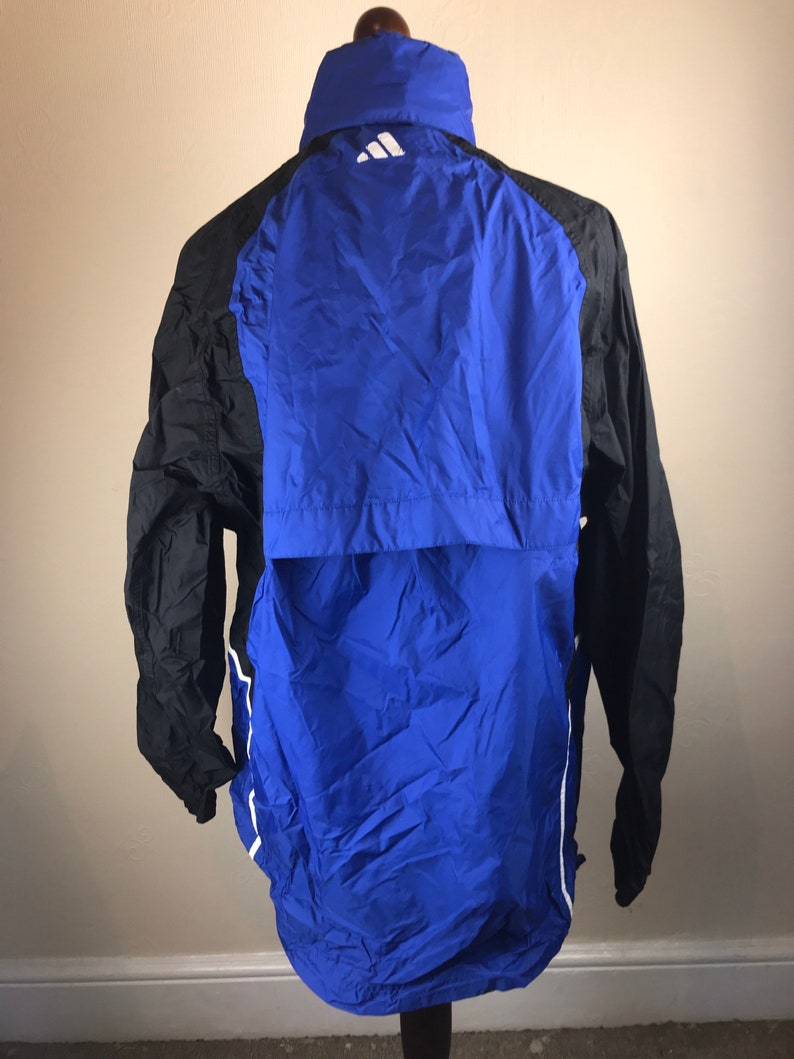 Adidas rain coat. Adidas windbreaker. Mens adidas raincoat | Etsy