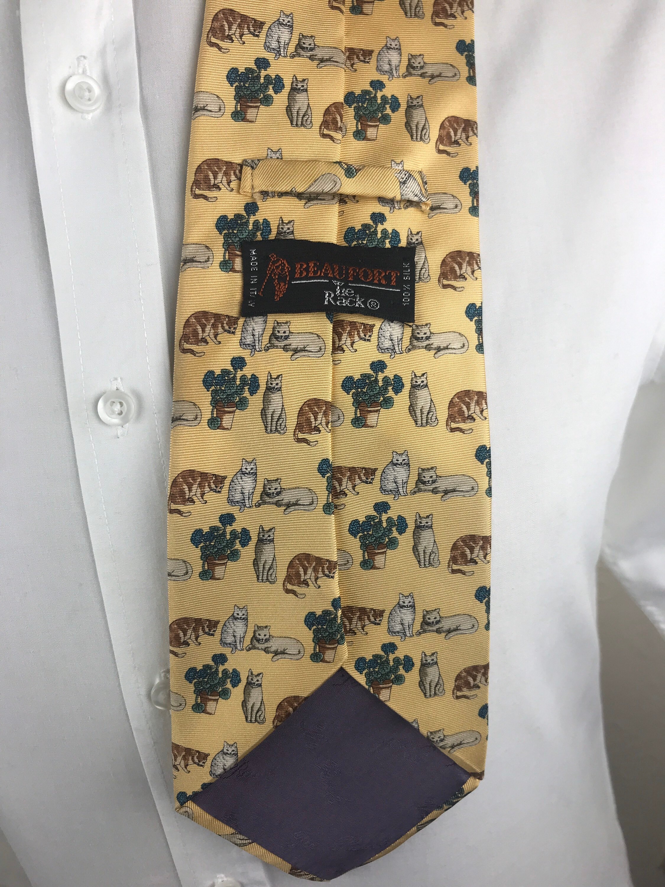 Silk Tie Beaufort Tie Rack Italian Tie vintage Tie Mens - Etsy Denmark