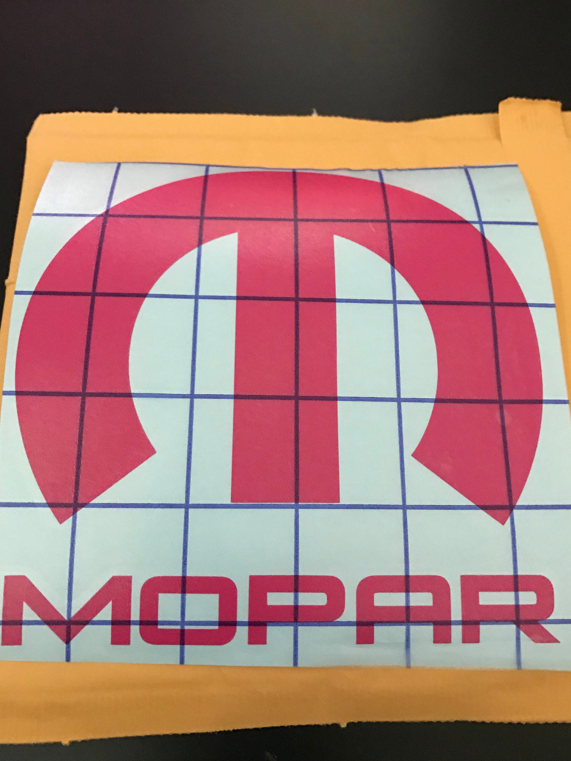 Mopar Dodge Logo Vinyl Decal Sticker Etsy