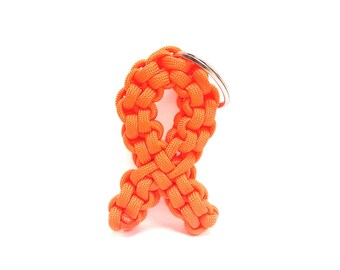 Childhood Leukemia Awareness keychain with little glitter