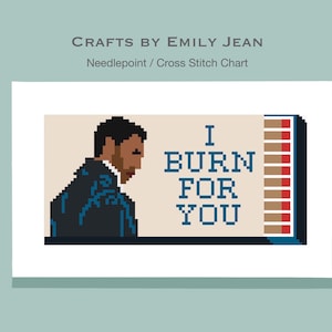 Bridgerton | I Burn for You Matchbox-naaldpunt-/kruissteekkaart