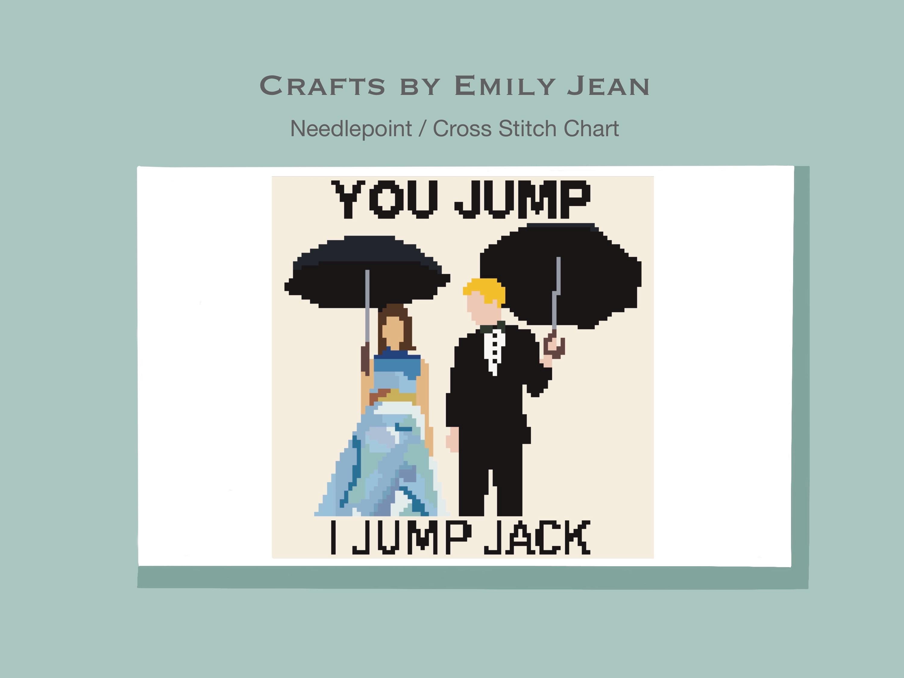 Gilmore Girls, You Jump I Jump Jack Needlepoint / Cross Stitch