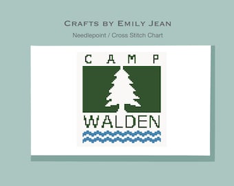 The Parent Trap, Camp Walden Needlepoint / Cross Stitch Chart