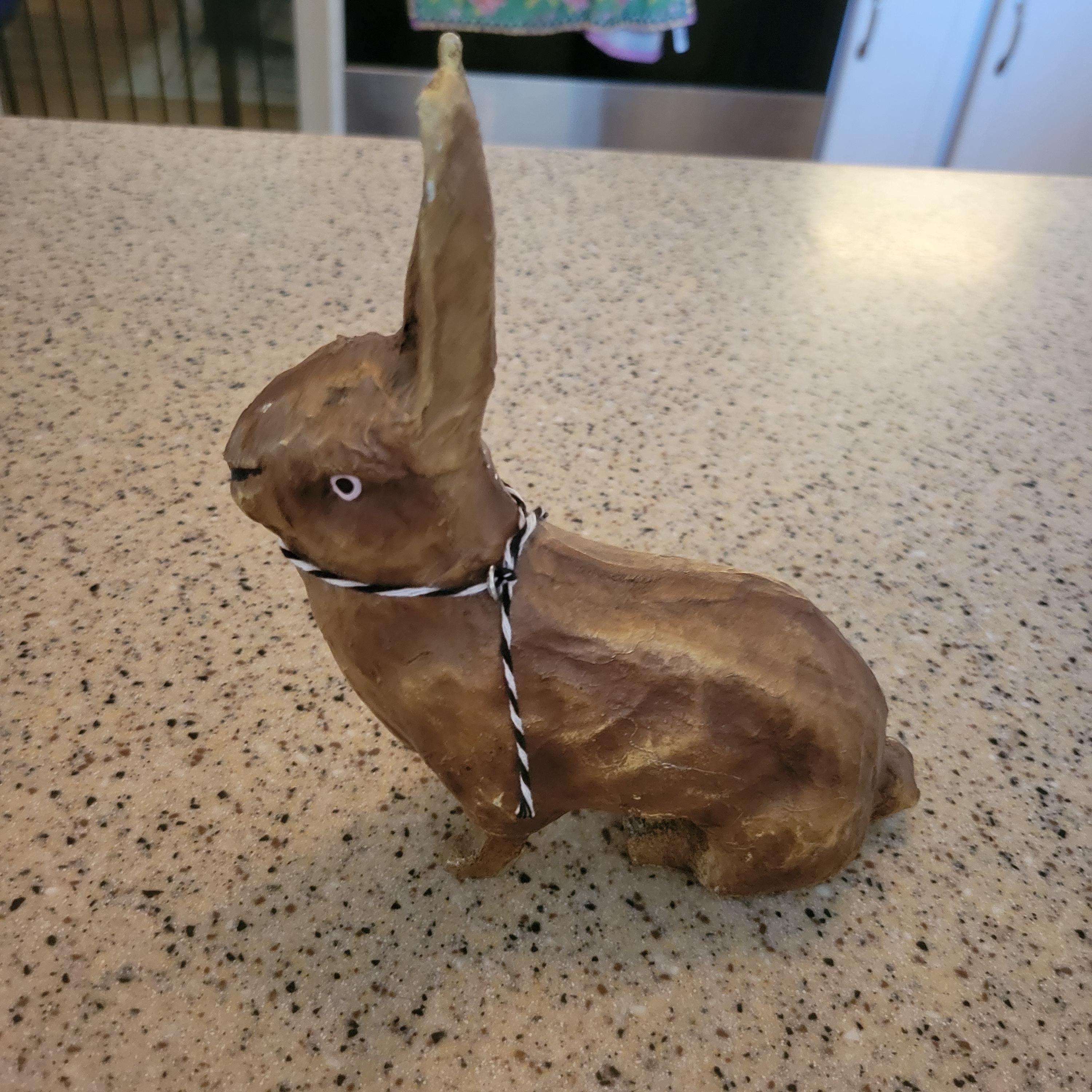Paper Machay Rabbit Antique Small Paper Mache Rabbit - Etsy