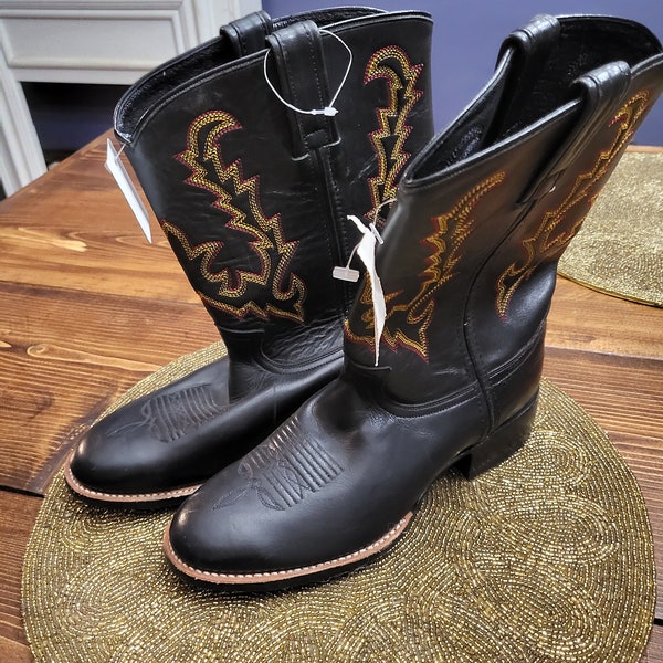 Double H leather NEW men's cowboy boots