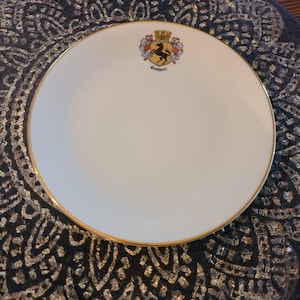Vintage Teller mit dem deutschen Wappen
