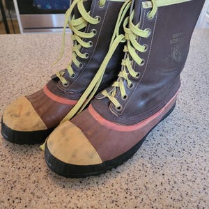 Sorel Vtg SZ 9 - Bottes à embout d'acier pour hommes