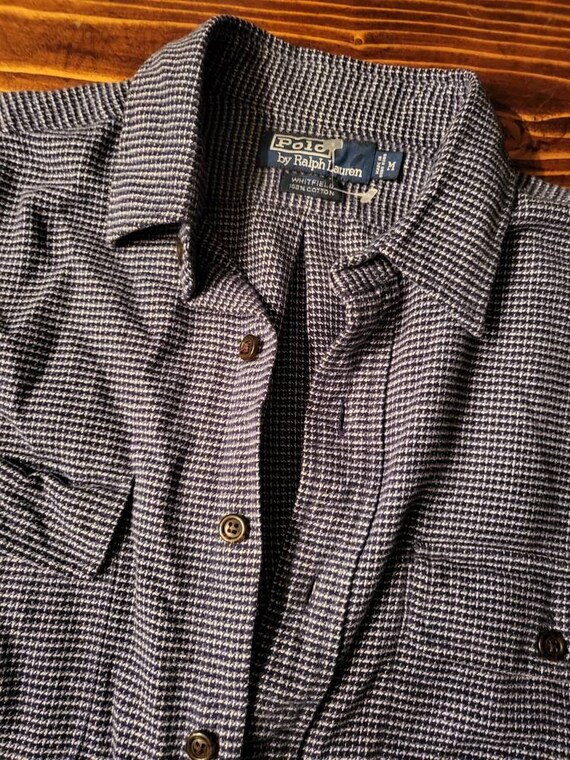希少✨90's Ralph Lauren 半袖シャツ WHITFIELD VTG 90s POLO by RALPH LAUREN Mens Shirt Whitfield Cotton
