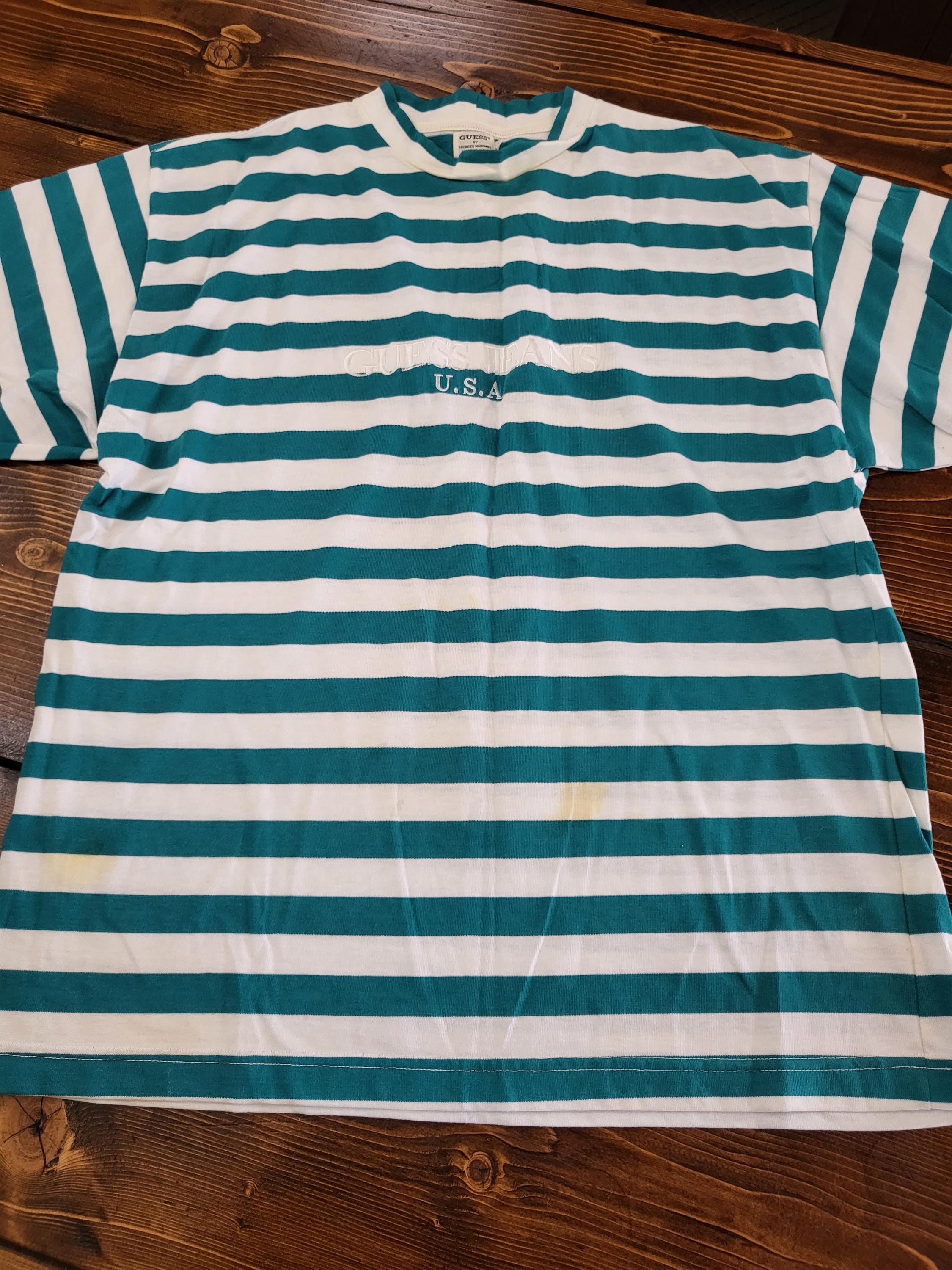 GUESS - M GUESS×WIND AND SEA OVERSIZE SS TEE GUESS×WIND AND SEA OVERSIZE SS TEE S Marine Graphic T-Shirt