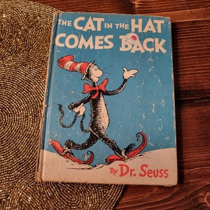 Die Katze im Hut kommt zurück 1958 1st edition vtg