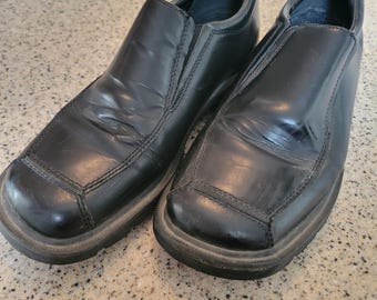 Doc Martens Tevin Brown Leather Slip on Loafers Mens 10  display picture 1