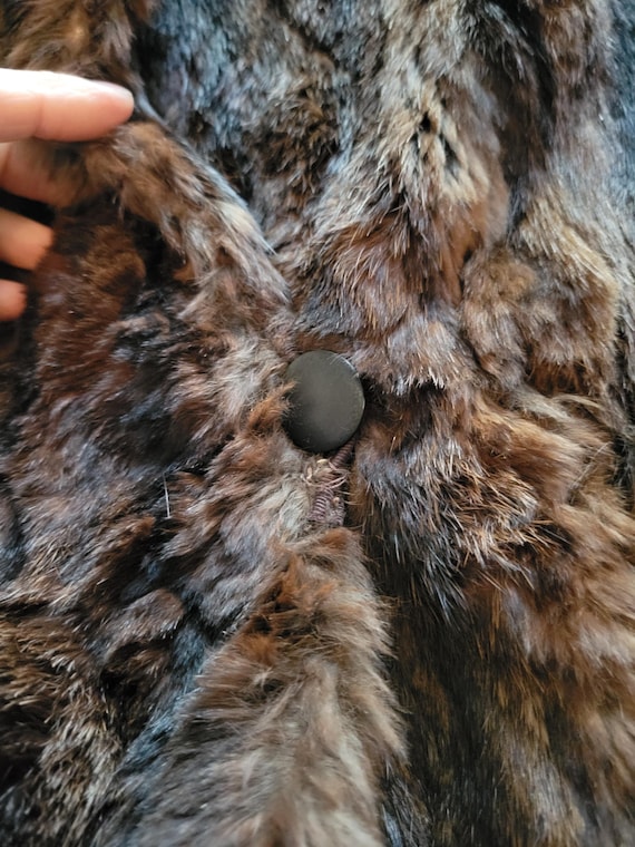 Antique Womens Shin Length Fur Coat SZ M - image 5