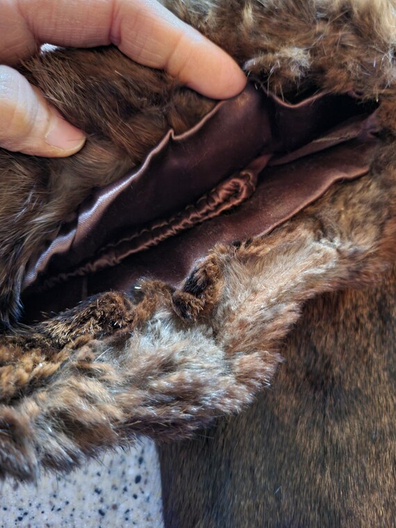 Antique Womens Shin Length Fur Coat SZ M - image 6