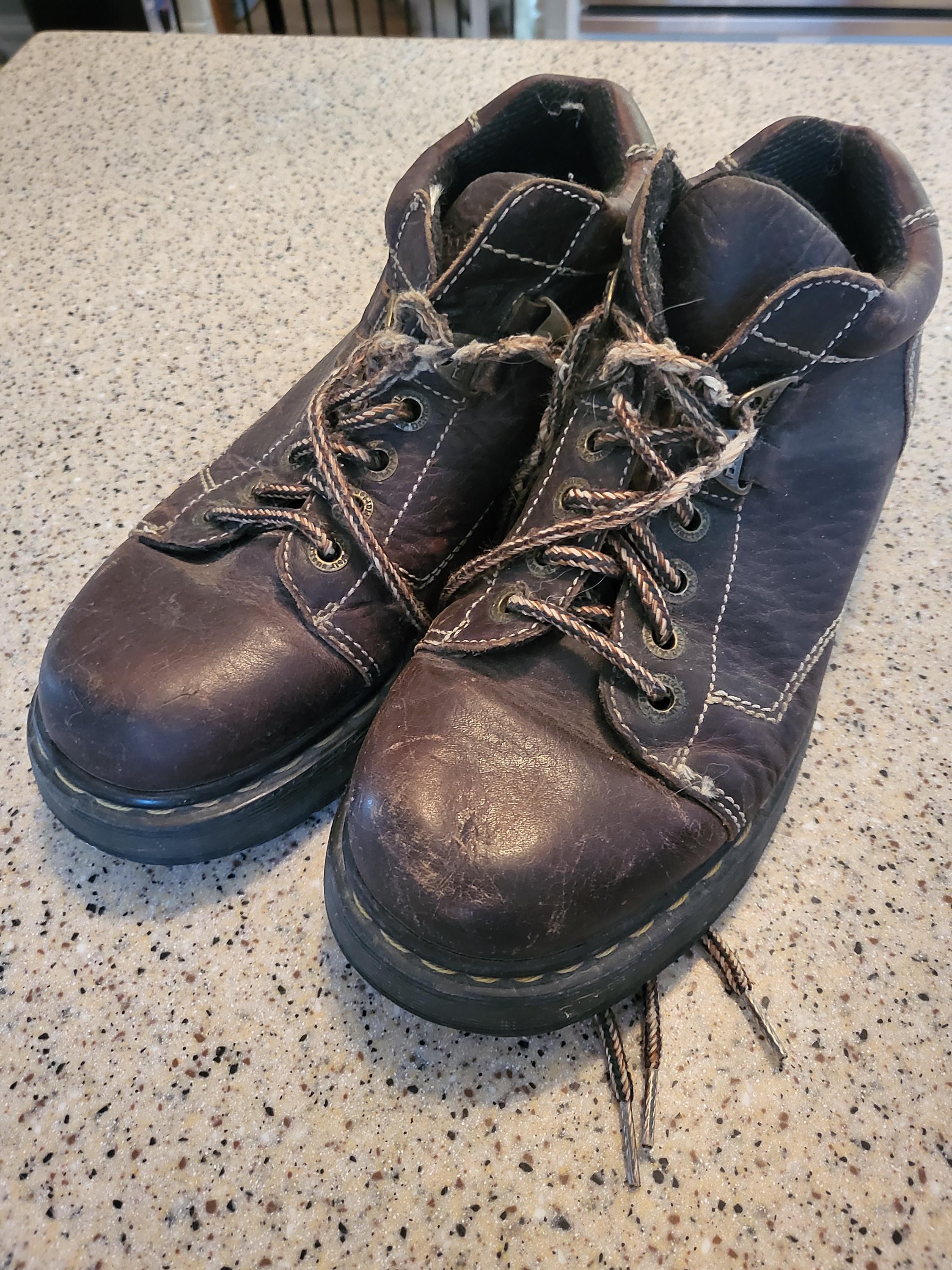 Dr.‎ Martens 9365 Platform Ankle Boots Leather Lace Up Brown Men\'s Size 5 Dr. Martens Lace Up Brown Boots for Men for Sale | Shop New  main image 3