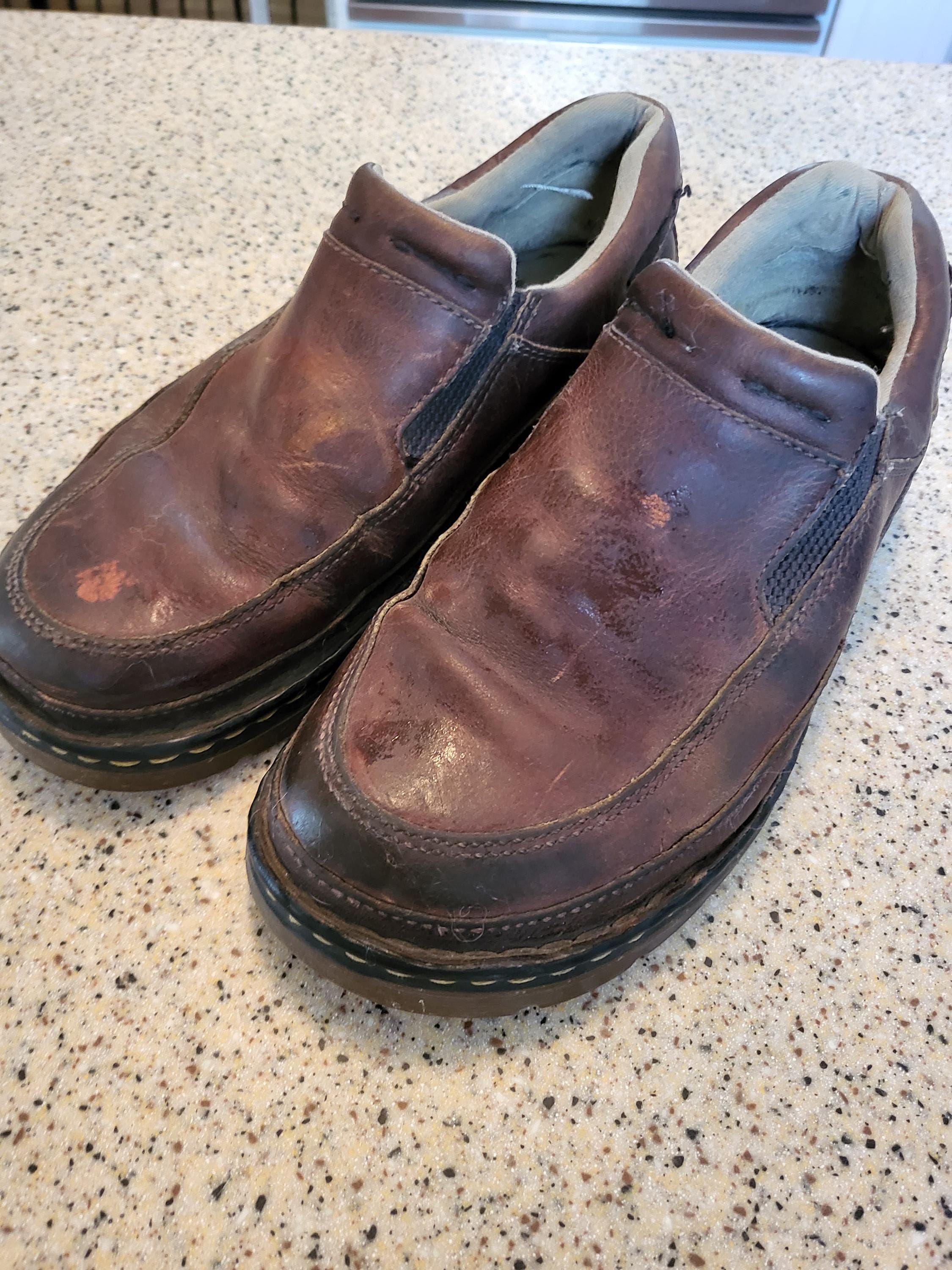 Dr. Martens Slip on Mens SZ 9 Leather Vintage Shoes - Etsy 