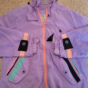 Be In The Current Seen Vtg Womens SZ S Windbreaker Jacket