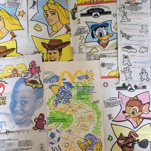 1997 Mcdonalds Happy Meal Paper Bags (8)