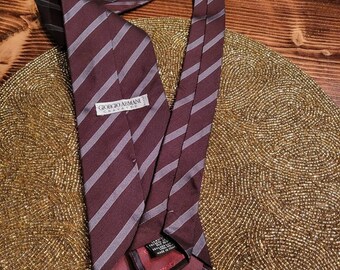 Georgio Armani Silk Wool Vintage Tie