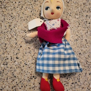 Vintage Stockinette girl doll