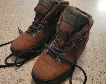 Bottes D'alpinisme Vintage Dexter – Cuir Vachette – USA 7 M – Semelle VIBRAM (neuf)