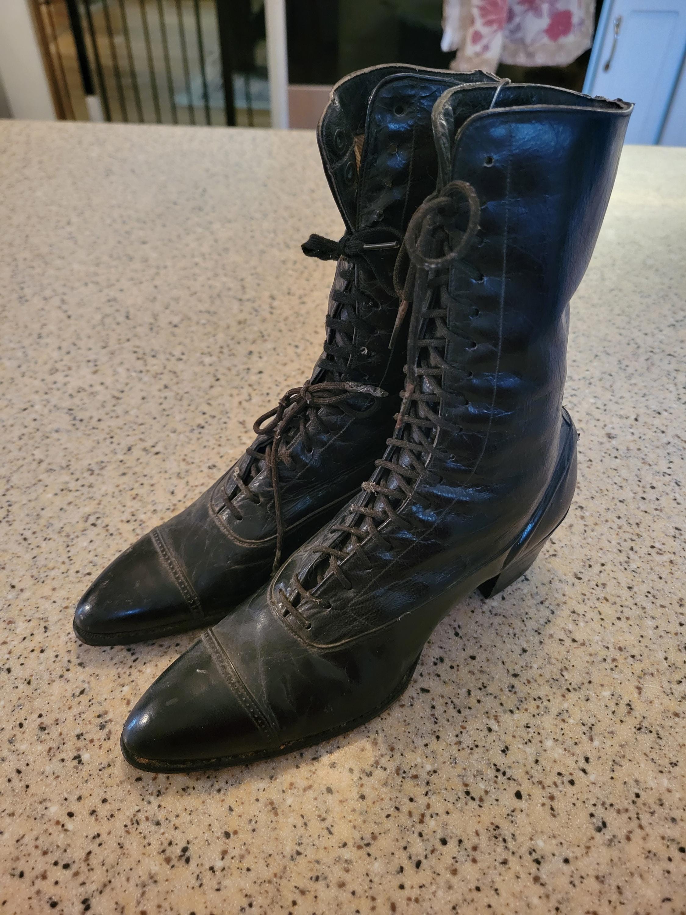 靴 Ameri Vintage UNDRESSED LACE UP BOOTEE Amazon.com: Abilene Women's Rawhide By 8