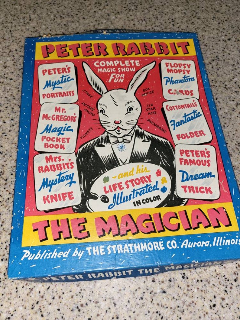 Peter Rabbit the Magician Book With Box - Etsy