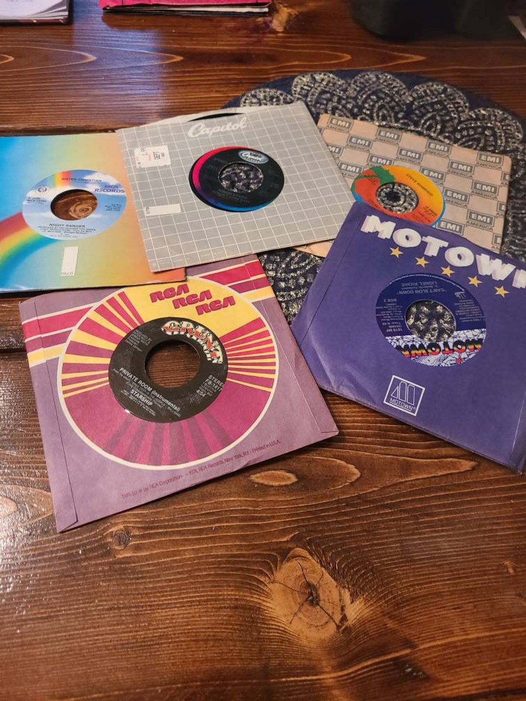 Vintage Rock 45 Rpm Vinyl Bundle (5) - Etsy