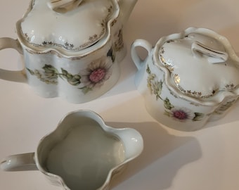 Z.S And Co. Bavaria Tea Set Antique China