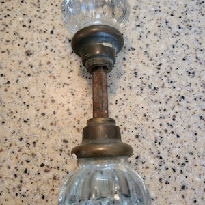 Crystal vintage door knob