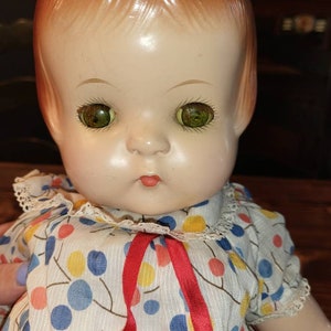 Effanbee Patsy Ann Composition 20&quot; Doll Green Eyes
